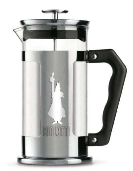 Bialetti Kaffeebereiter Preziosa 1 l, Silber